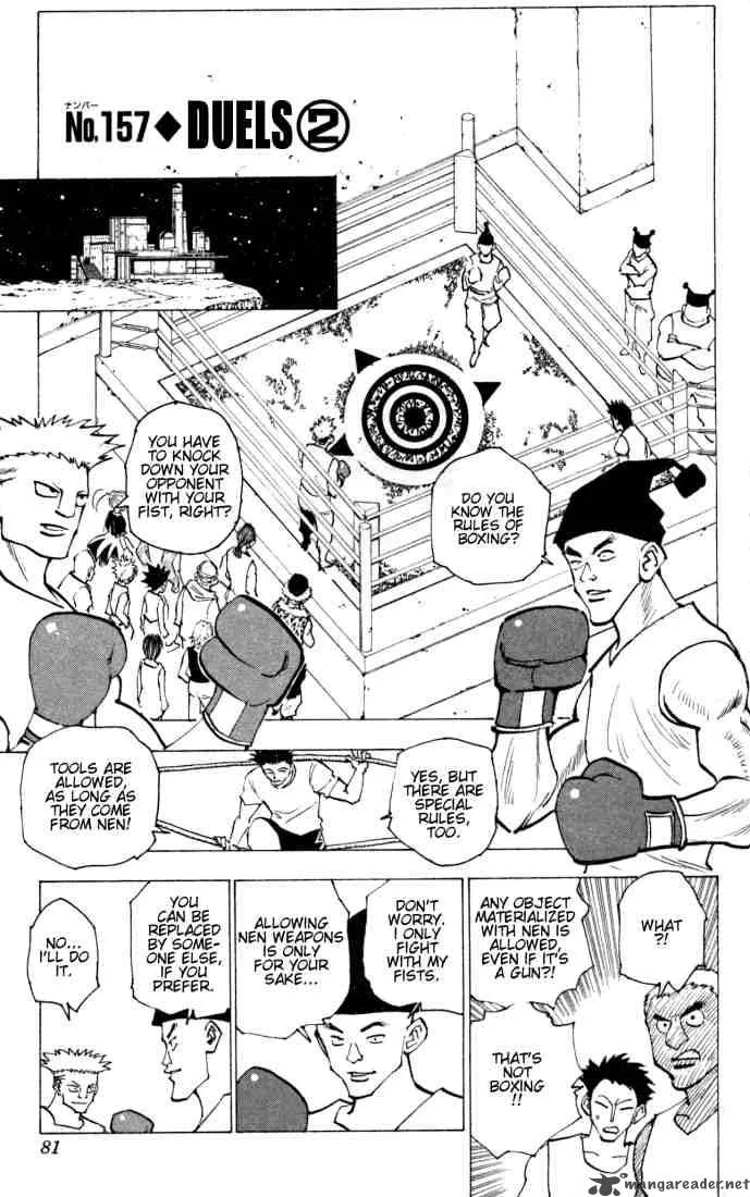 Hunter X Hunter Chapter 157 page 1