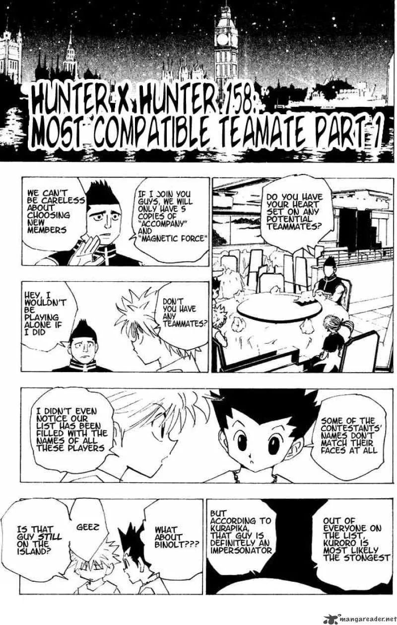 Hunter X Hunter Chapter 158 page 2