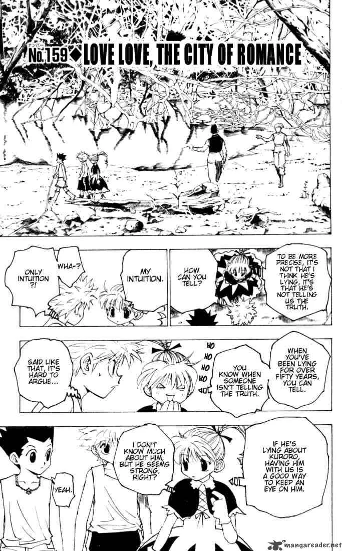 Hunter X Hunter Chapter 159 page 1