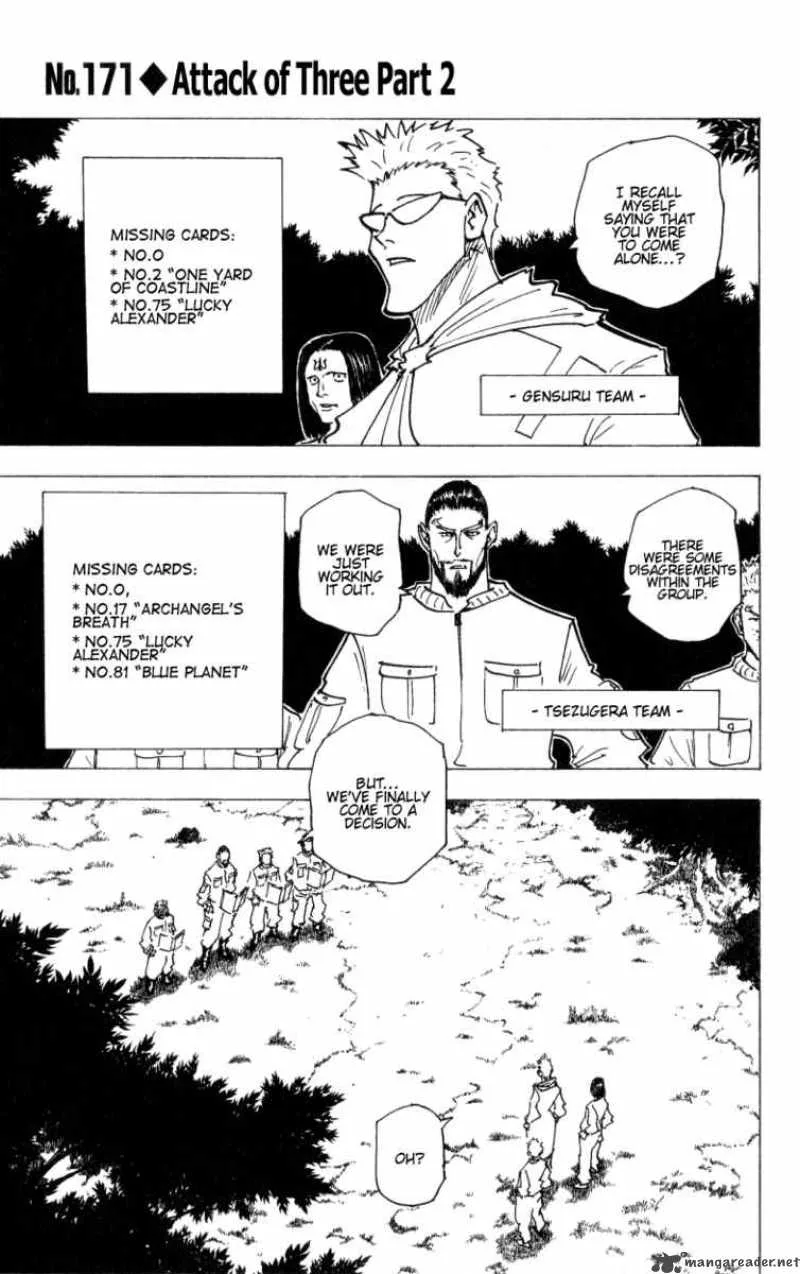 Hunter X Hunter Chapter 171 page 1