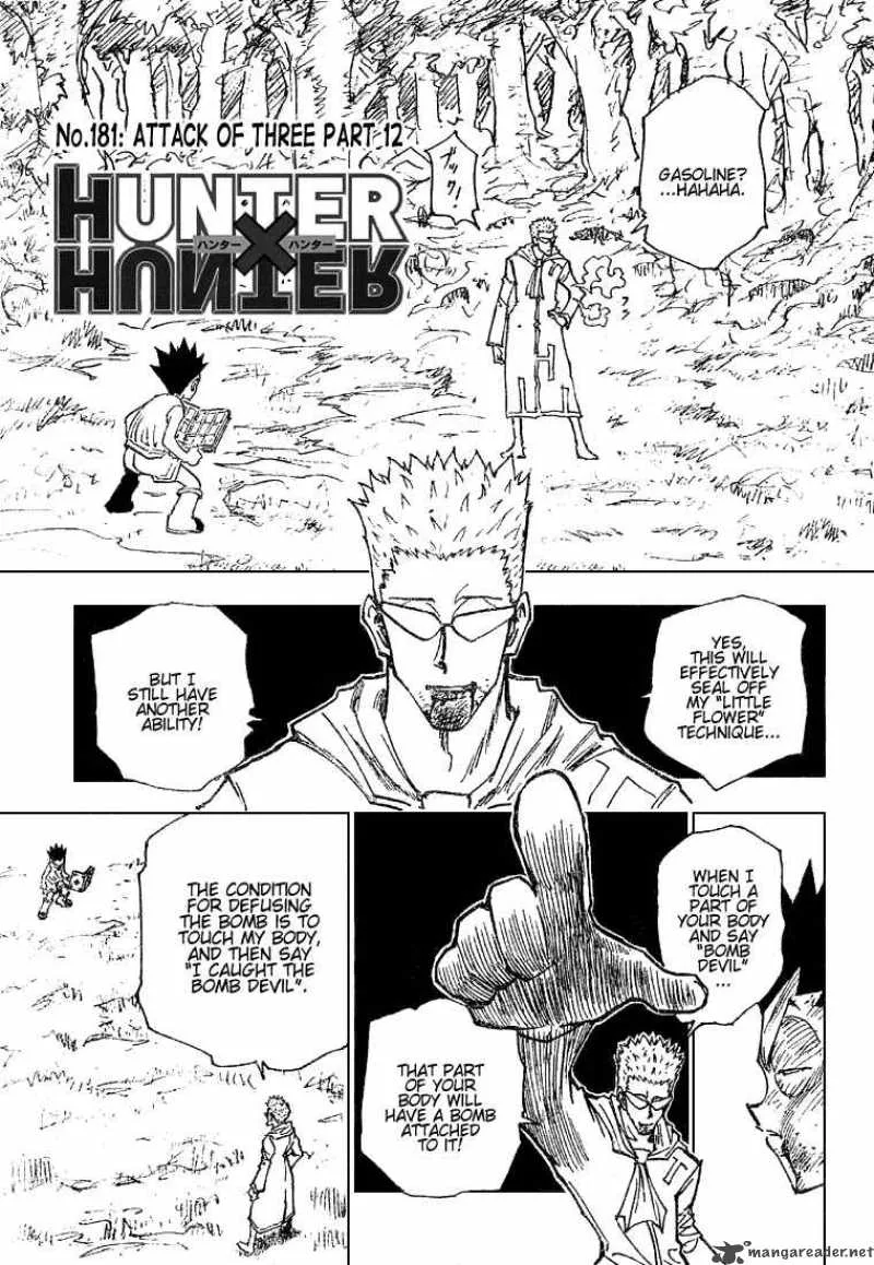 Hunter X Hunter Chapter 181 page 1