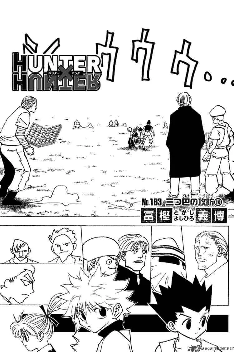 Hunter X Hunter Chapter 183 page 1