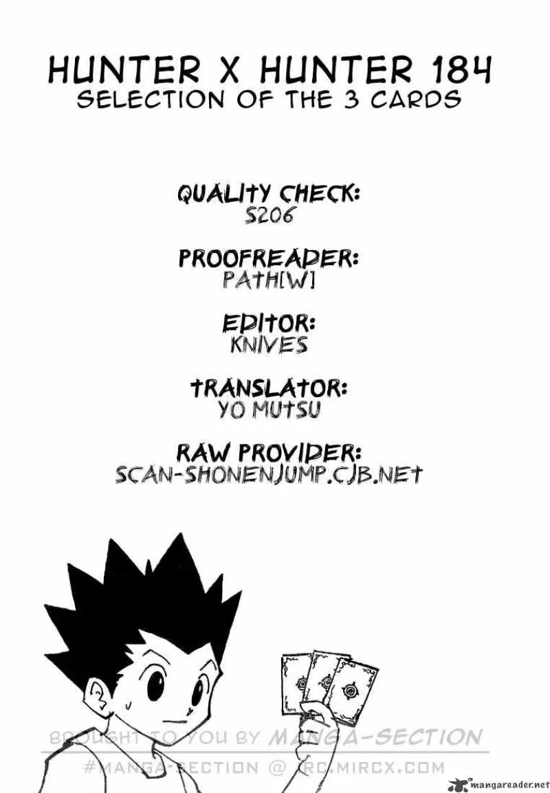 Hunter X Hunter Chapter 184 page 16