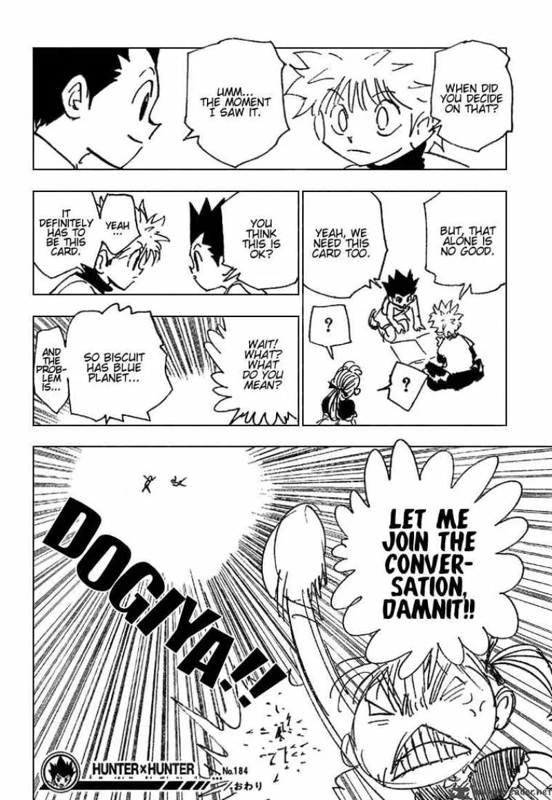 Hunter X Hunter Chapter 184 page 14