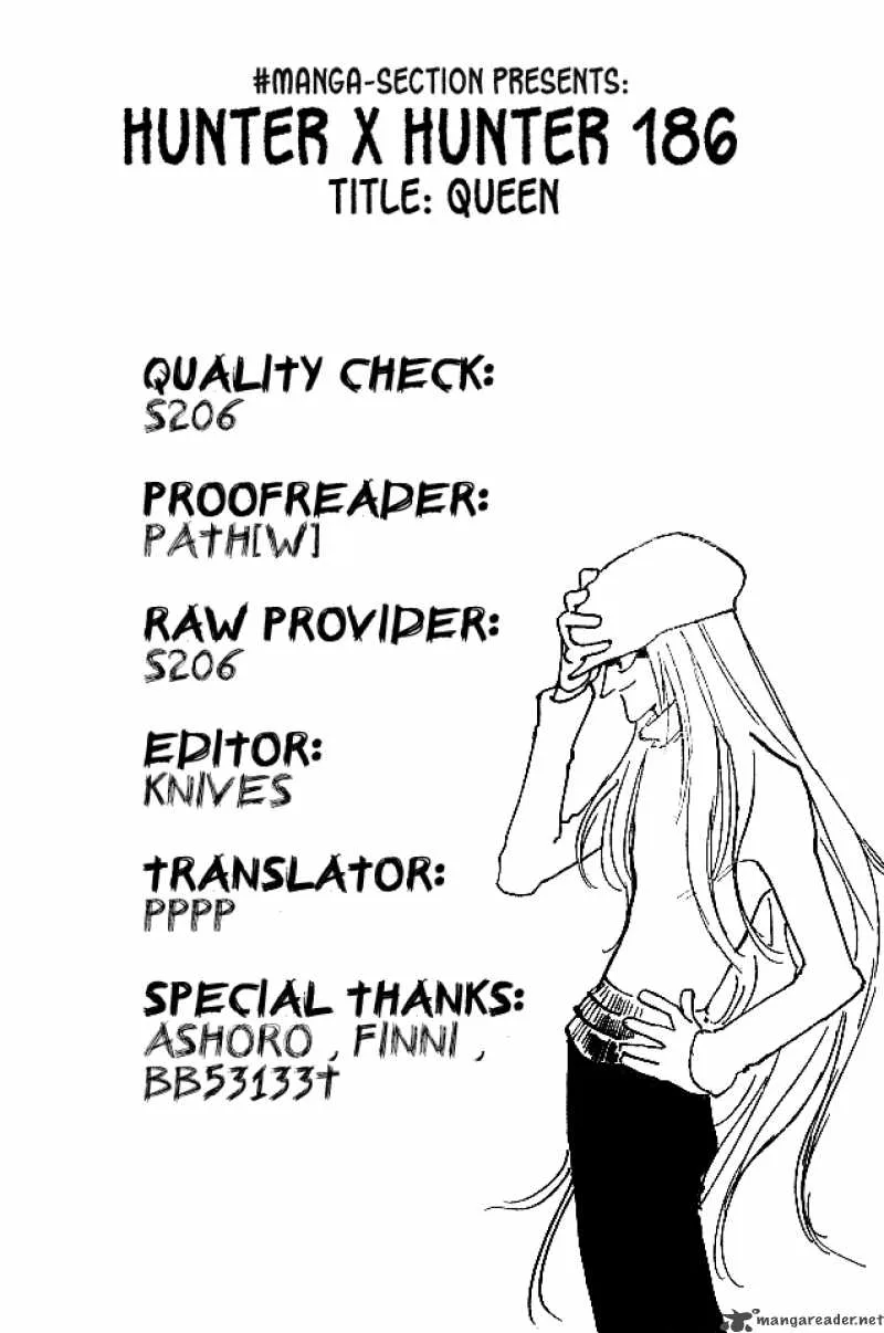 Hunter X Hunter Chapter 186 page 16
