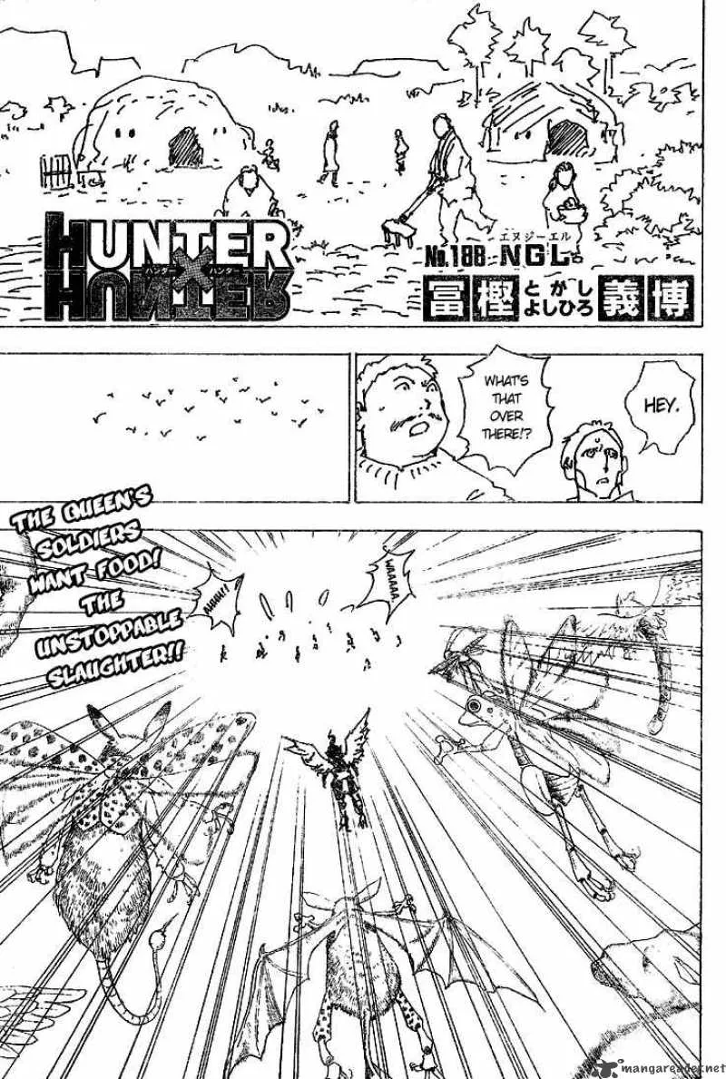 Hunter X Hunter Chapter 188 page 1