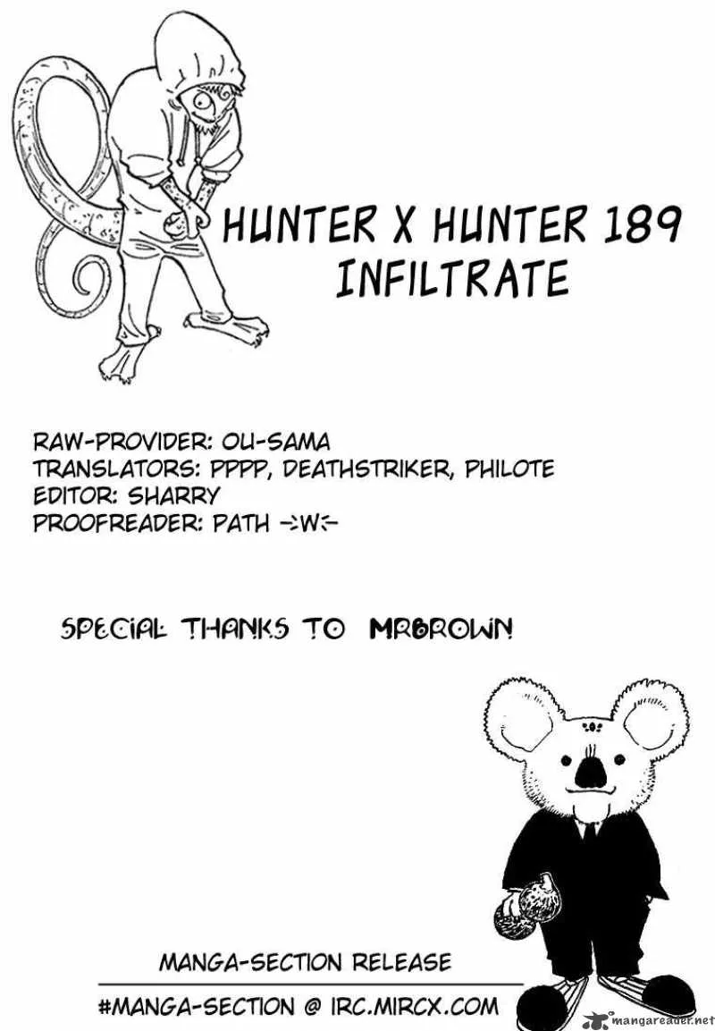 Hunter X Hunter Chapter 189 page 16