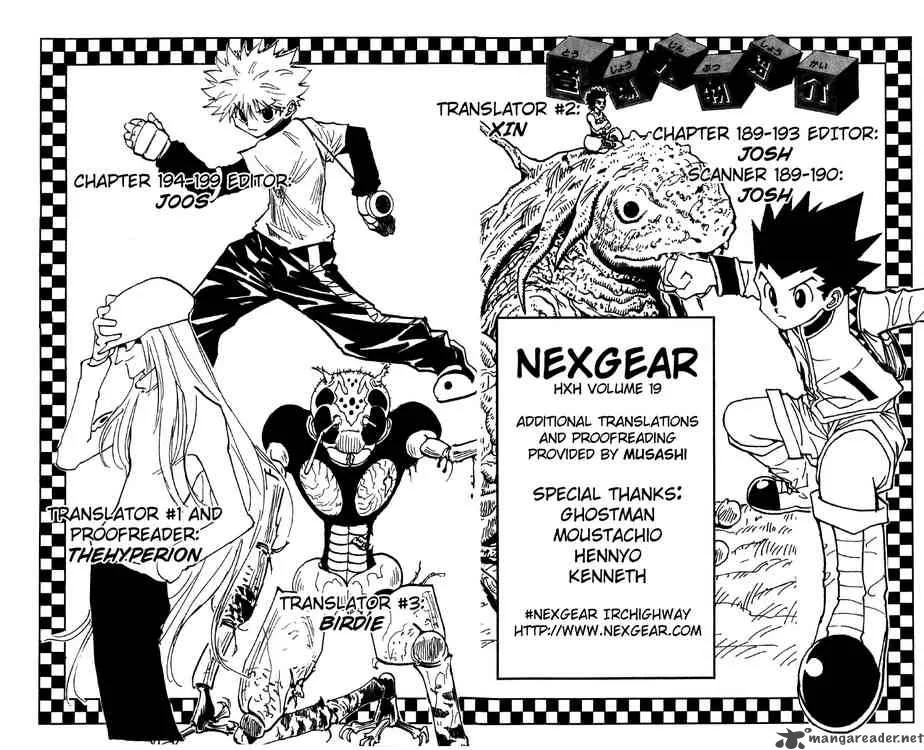 Hunter X Hunter Chapter 196 page 15