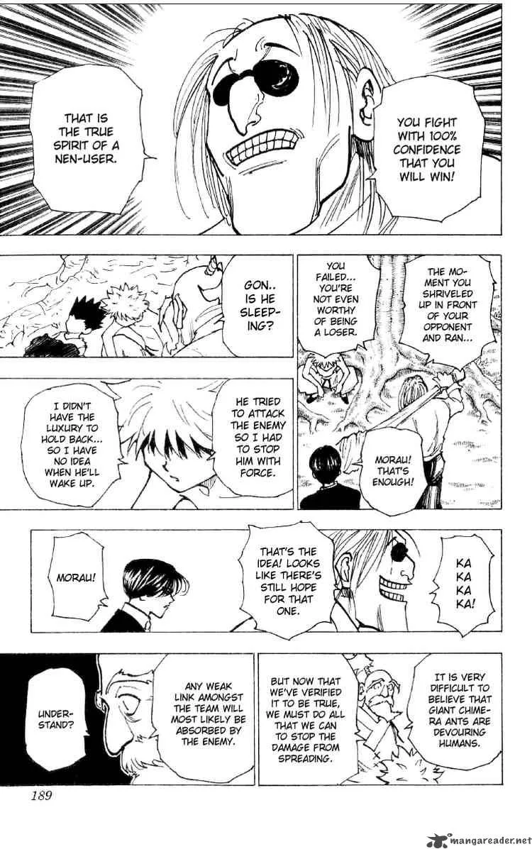 Hunter X Hunter Chapter 199 page 7