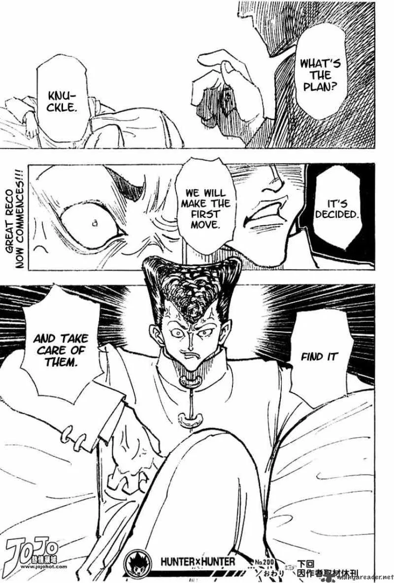 Hunter X Hunter Chapter 200 page 15