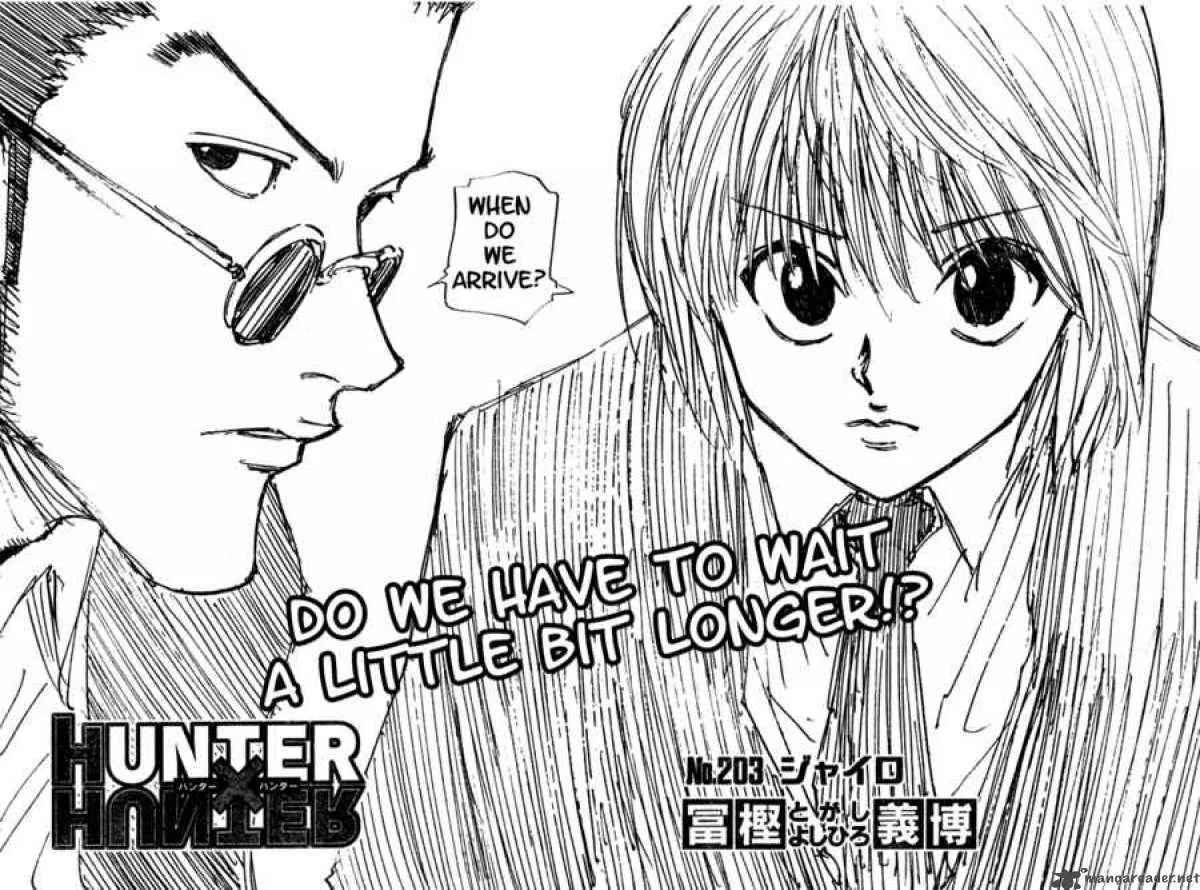 Hunter X Hunter Chapter 203 page 3