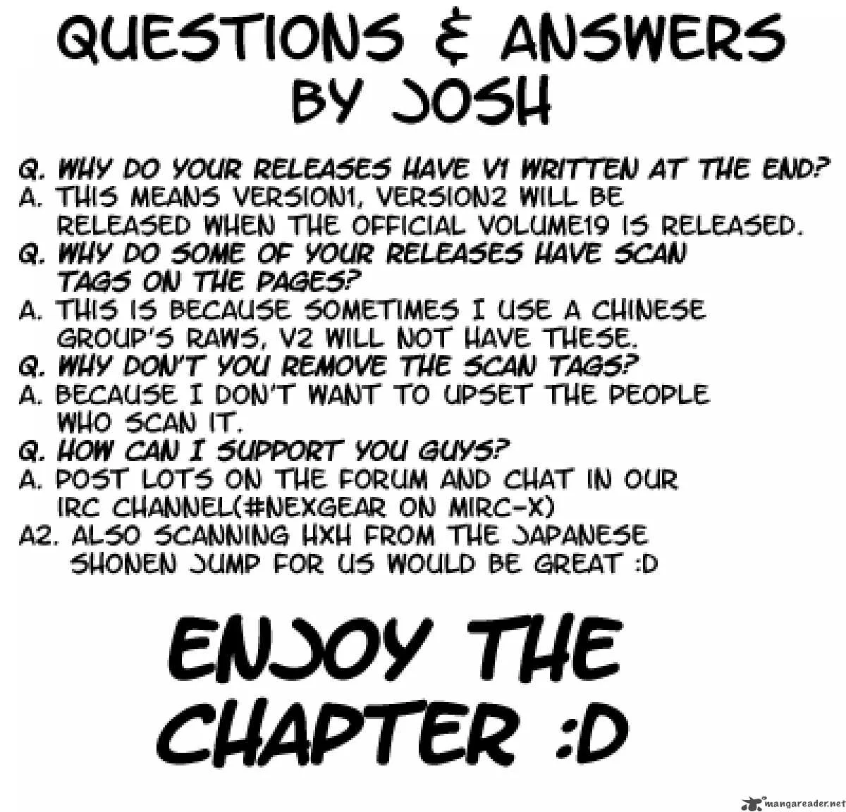 Hunter X Hunter Chapter 205 page 1