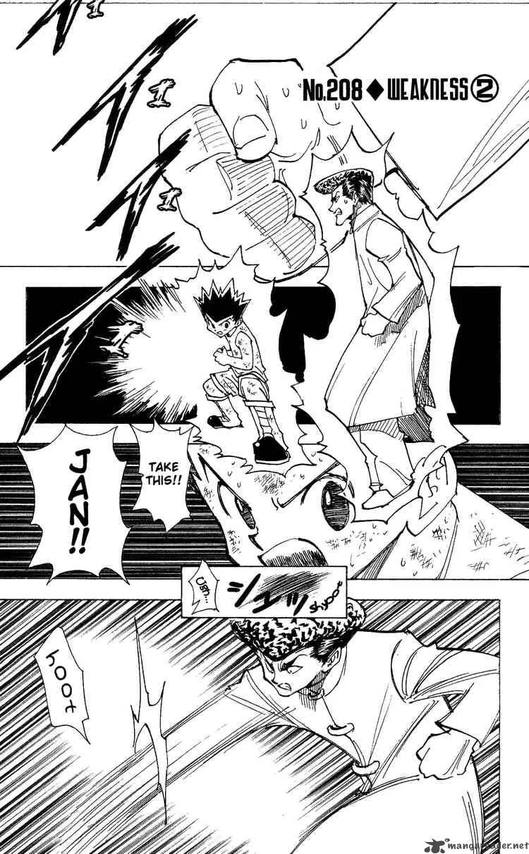 Hunter X Hunter Chapter 208 page 1