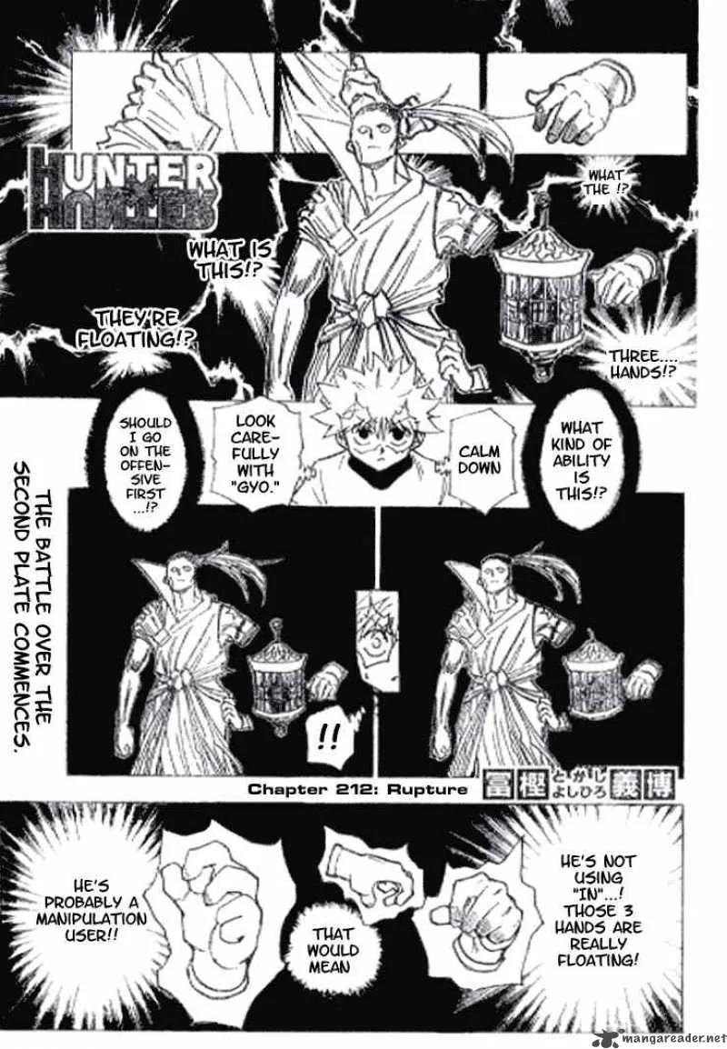Hunter X Hunter Chapter 212 page 3