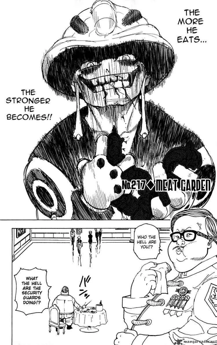 Hunter X Hunter Chapter 217 page 2