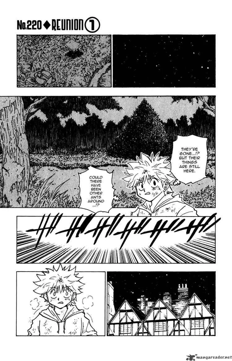 Hunter X Hunter Chapter 220 page 1