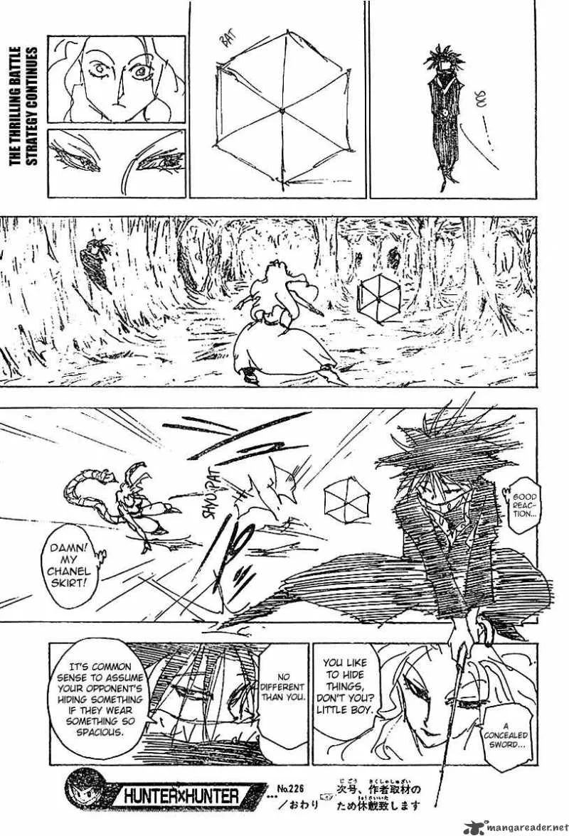 Hunter X Hunter Chapter 226 page 15