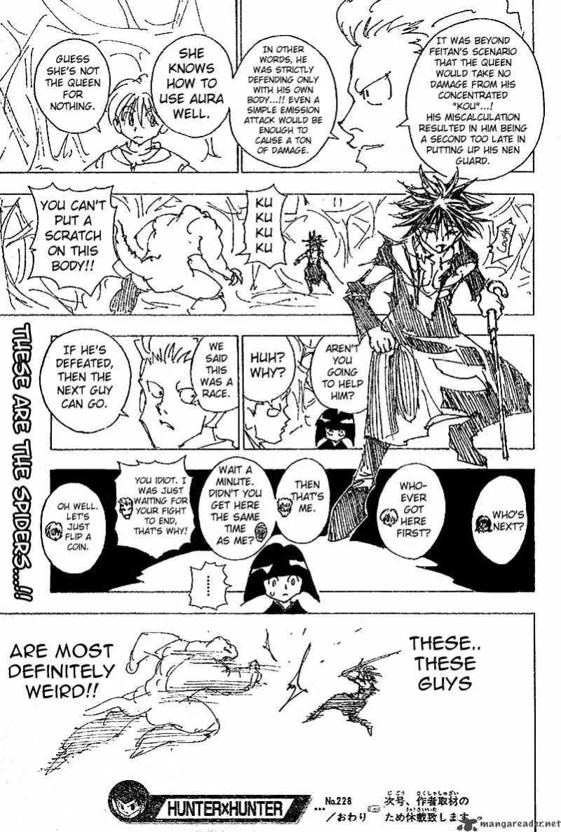 Hunter X Hunter Chapter 228 page 15