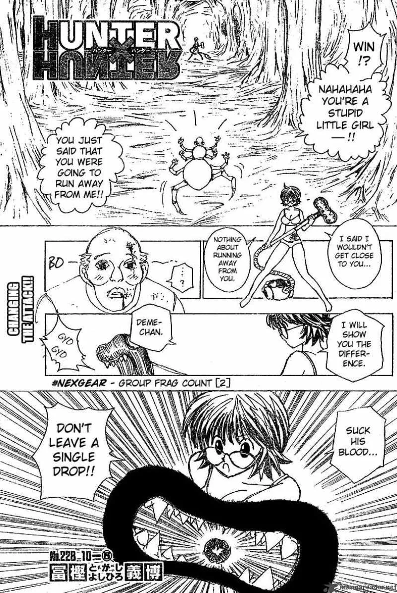 Hunter X Hunter Chapter 228 page 1