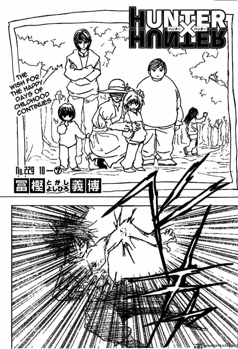 Hunter X Hunter Chapter 229 page 2