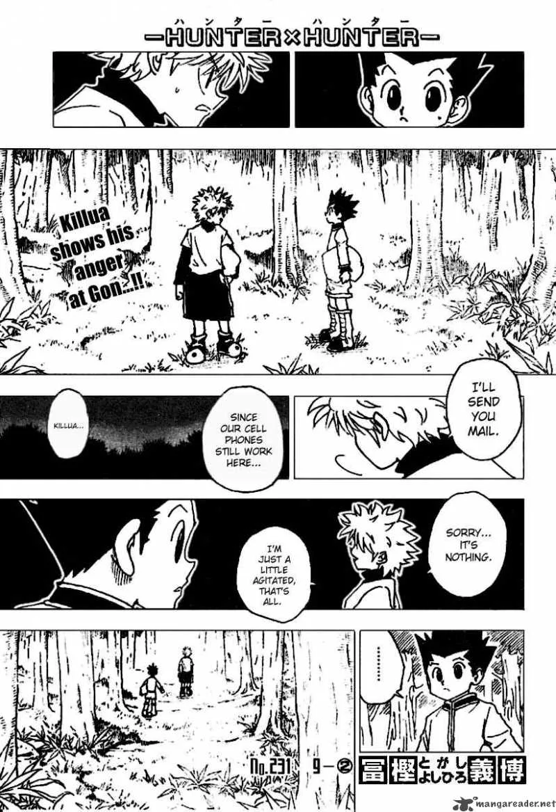 Hunter X Hunter Chapter 231 page 1