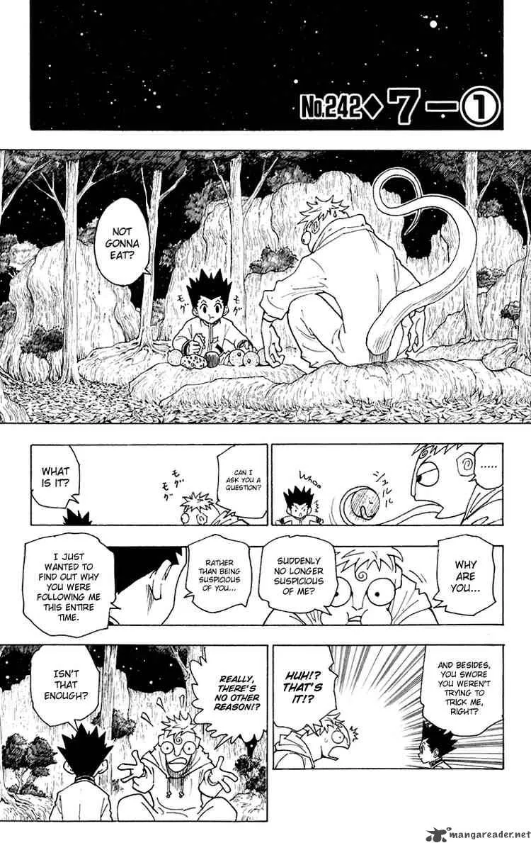 Hunter X Hunter Chapter 242 page 1