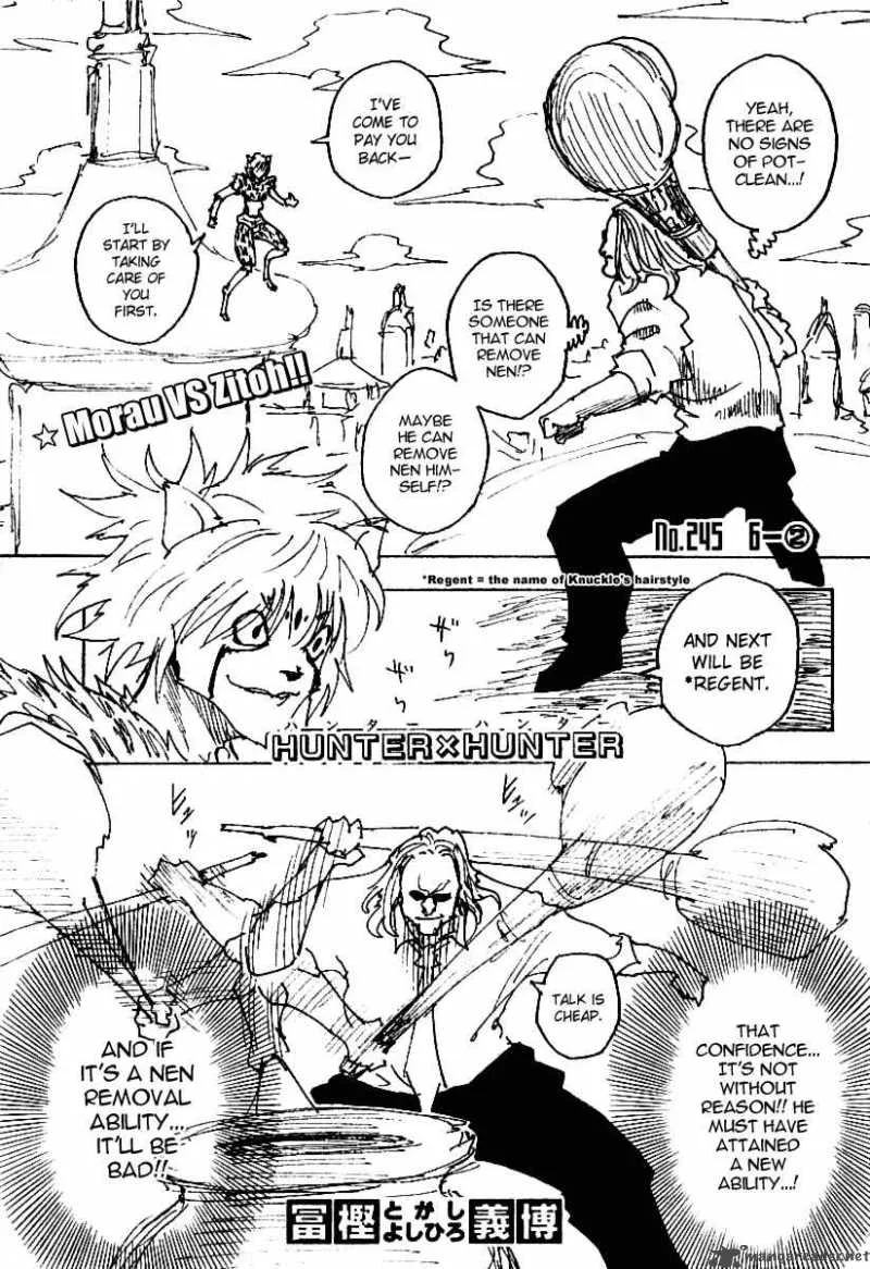 Hunter X Hunter Chapter 245 page 1