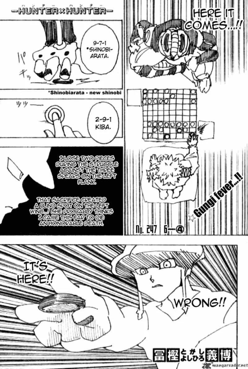 Hunter X Hunter Chapter 247 page 1