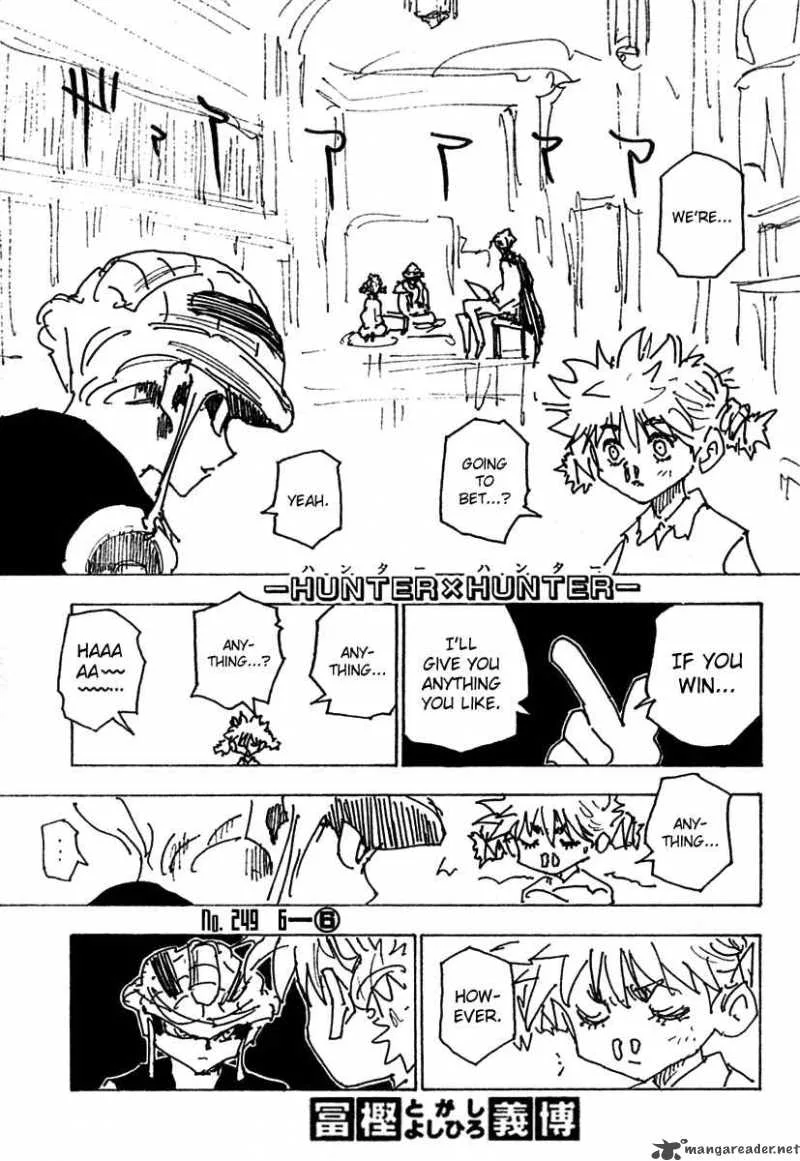 Hunter X Hunter Chapter 249 page 1