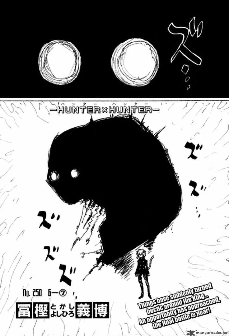 Hunter X Hunter Chapter 250 page 1