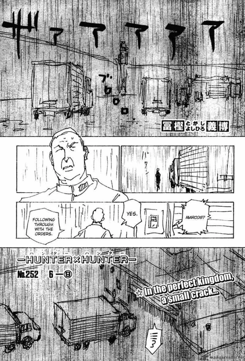 Hunter X Hunter Chapter 252 page 1