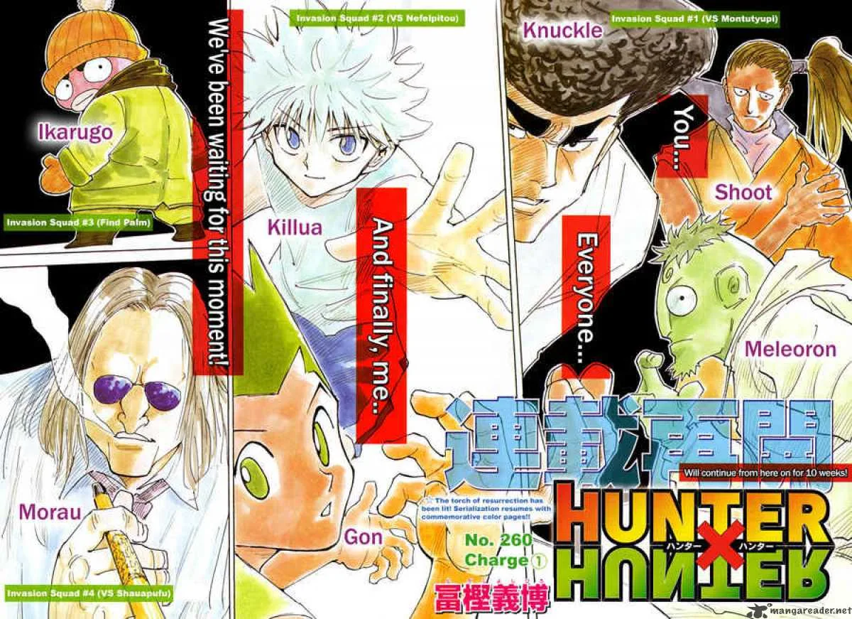 Hunter X Hunter Chapter 261 page 2