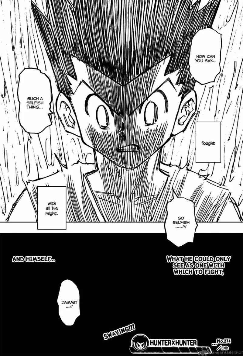 Hunter X Hunter Chapter 274 page 18