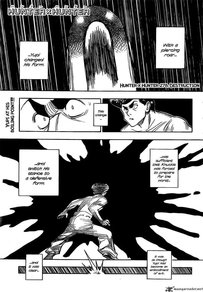 Hunter X Hunter Chapter 278 page 2