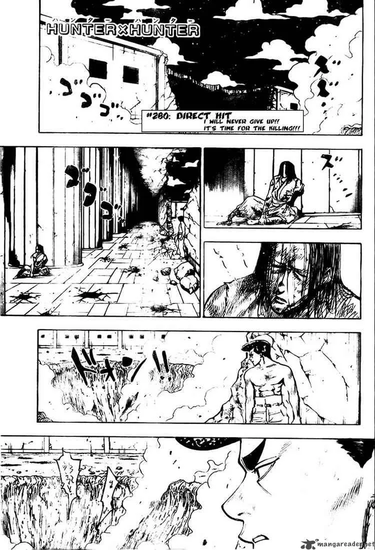 Hunter X Hunter Chapter 280 page 1