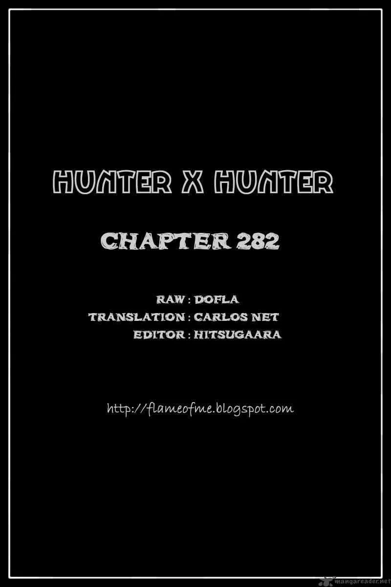 Hunter X Hunter Chapter 282 page 20