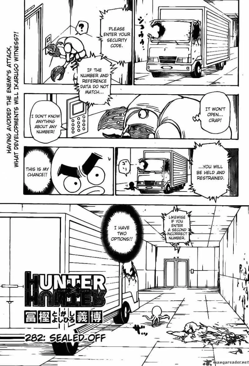 Hunter X Hunter Chapter 282 page 1