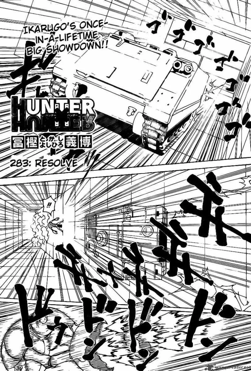 Hunter X Hunter Chapter 283 page 1