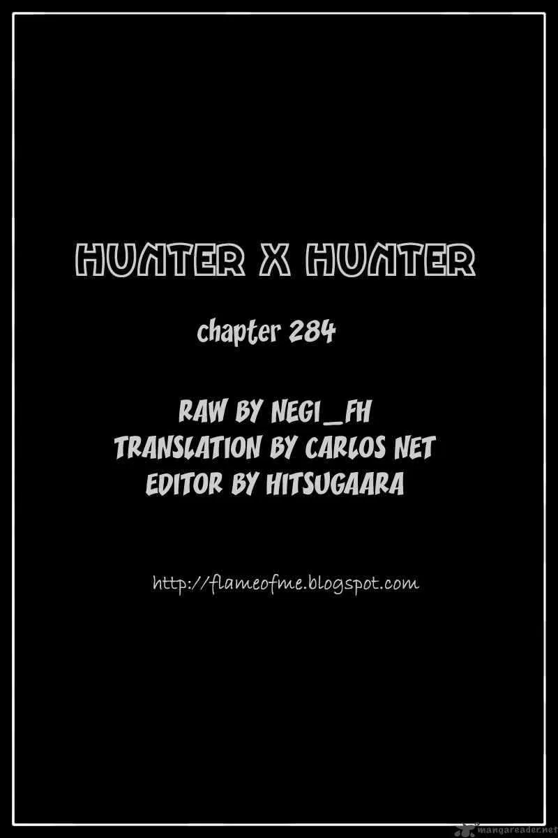 Hunter X Hunter Chapter 284 page 17