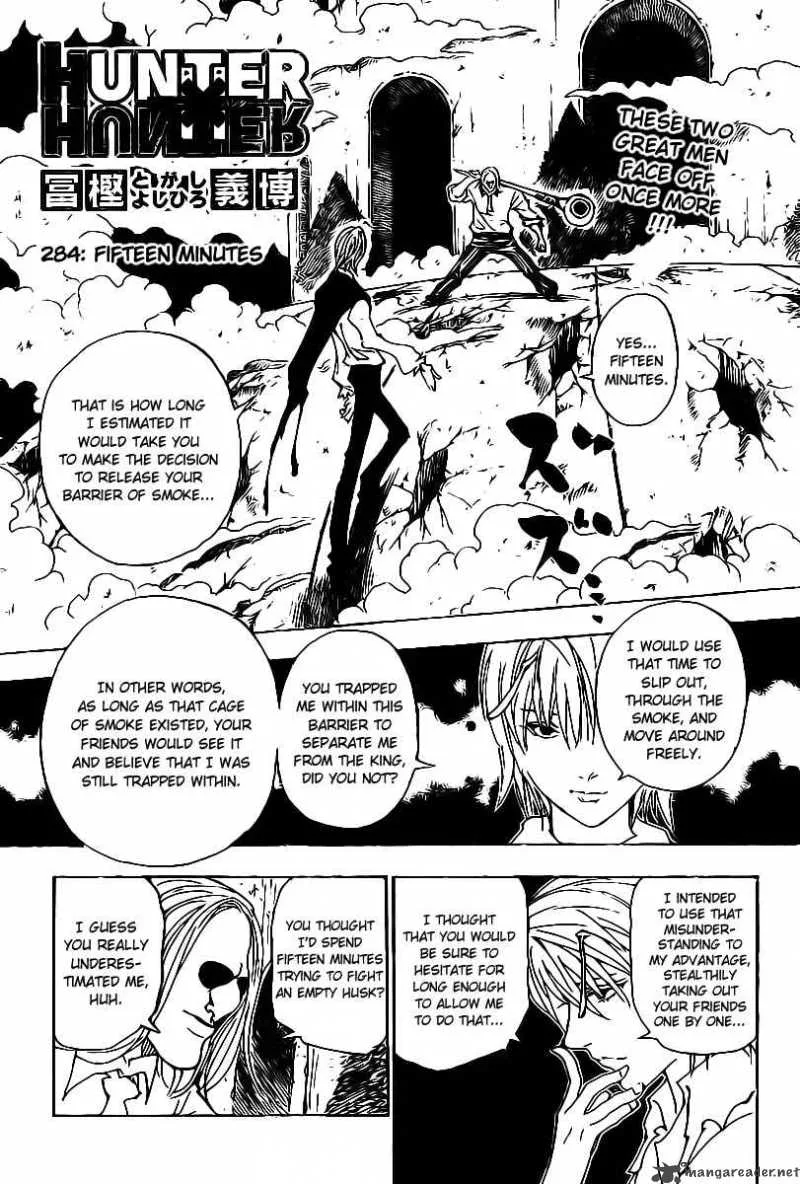 Hunter X Hunter Chapter 284 page 1