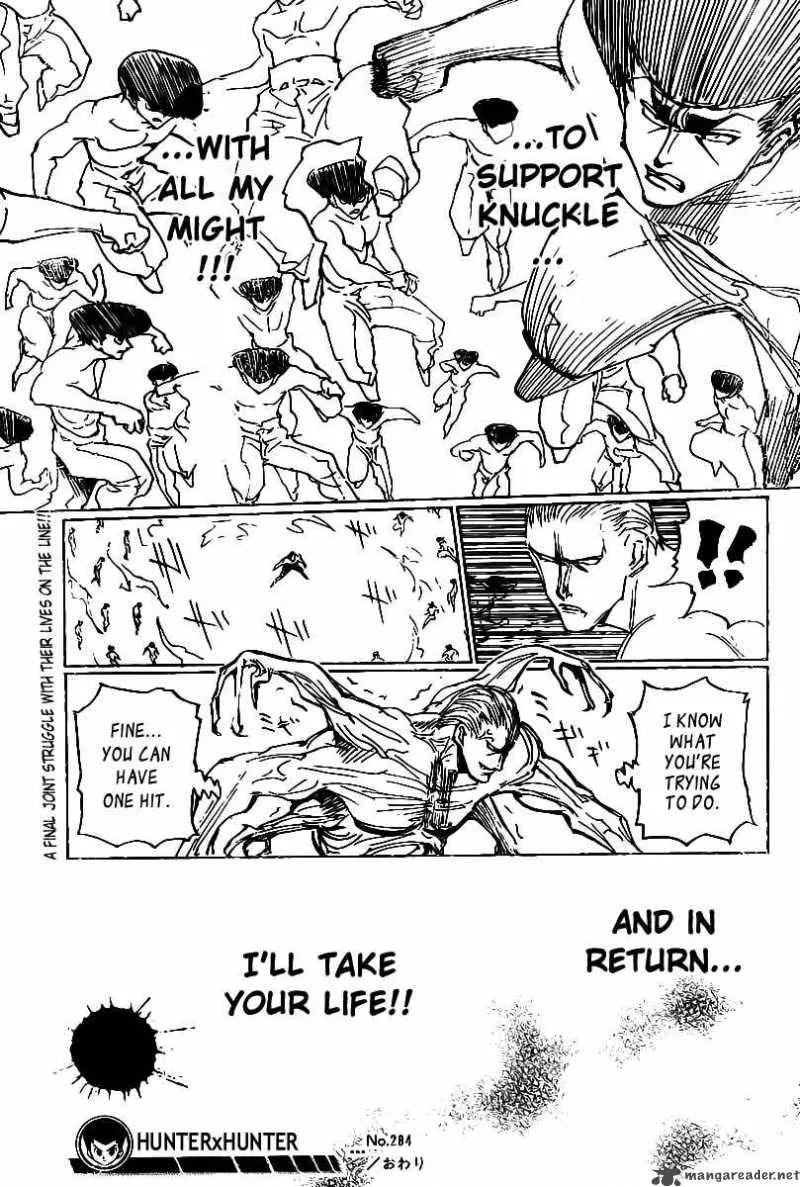 Hunter X Hunter Chapter 284 page 16