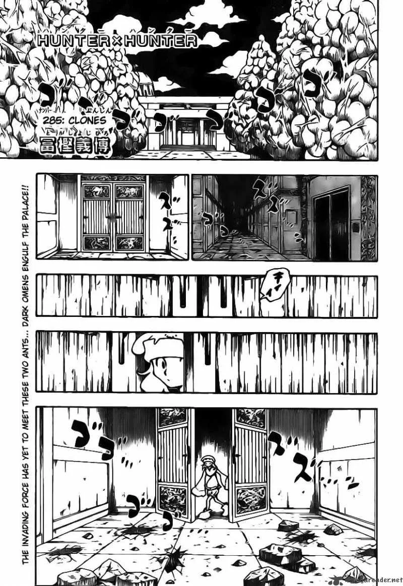 Hunter X Hunter Chapter 285 page 1