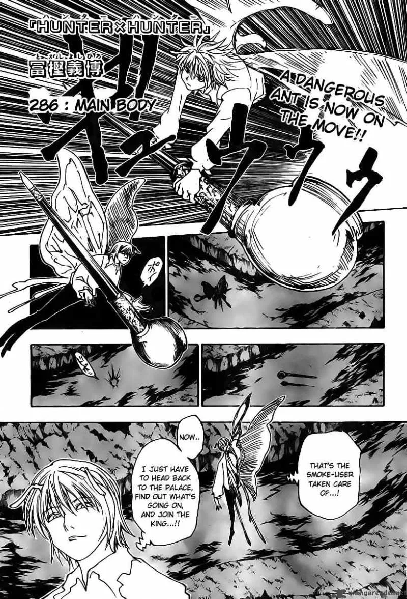 Hunter X Hunter Chapter 286 page 1