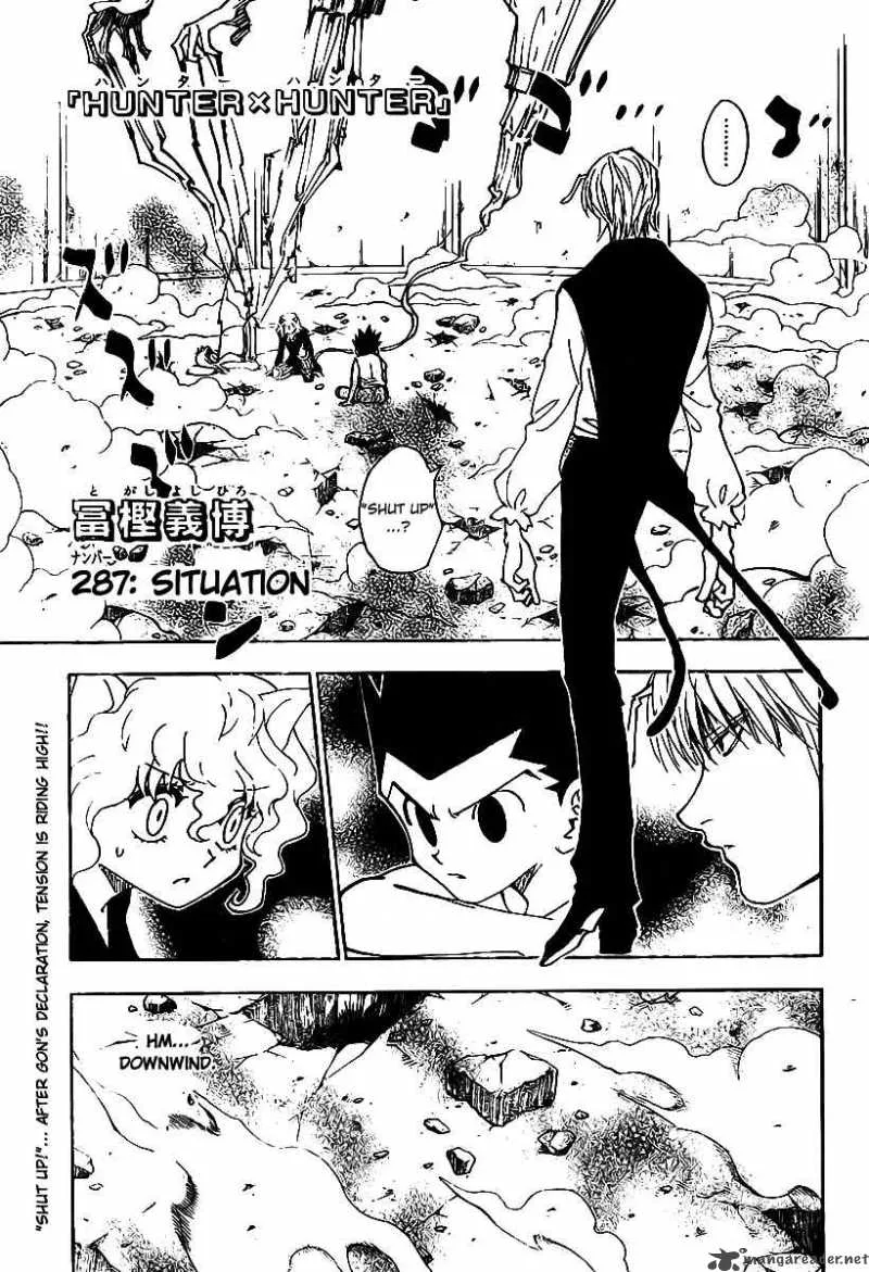Hunter X Hunter Chapter 287 page 1