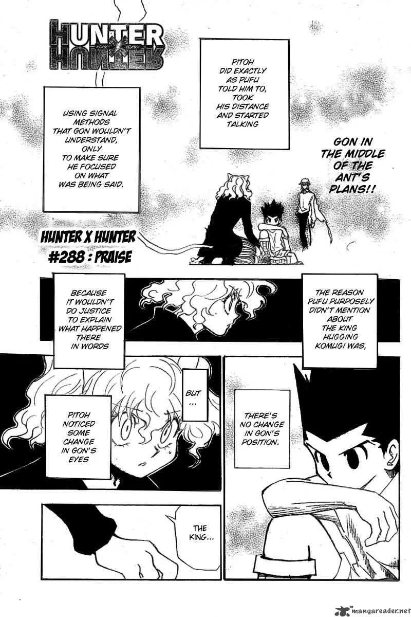 Hunter X Hunter Chapter 288 page 2