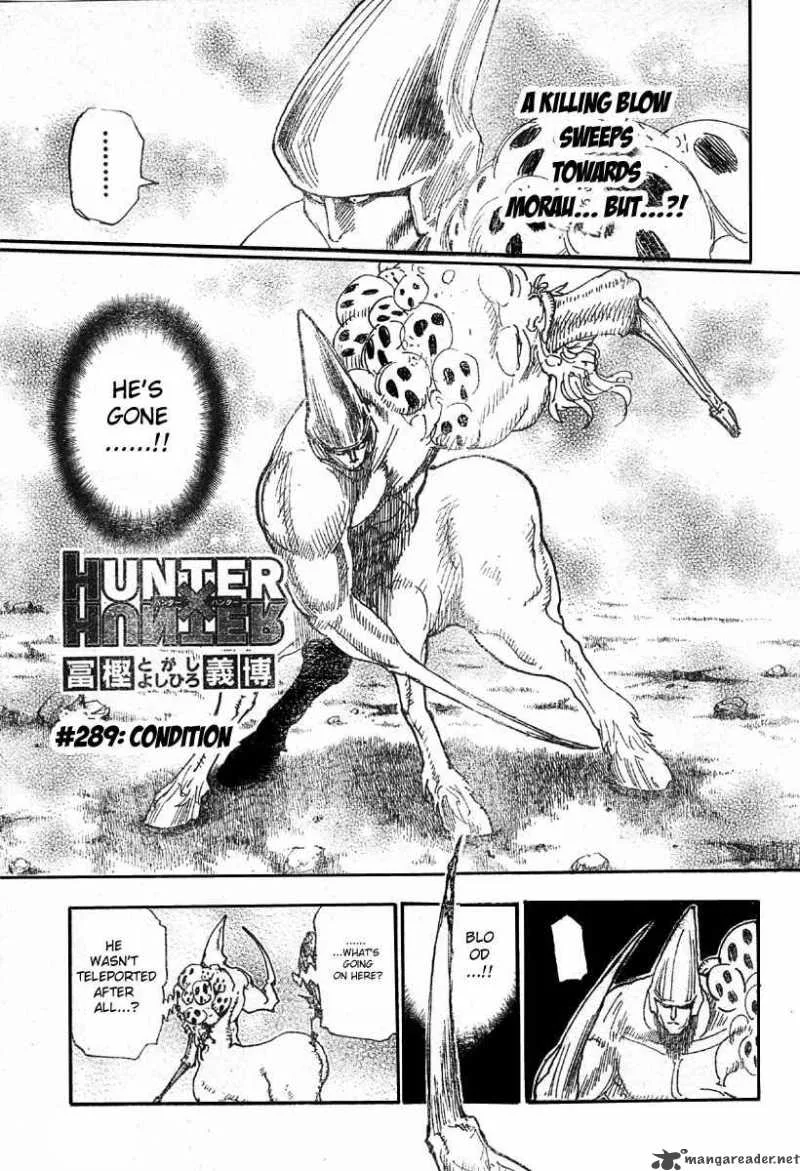 Hunter X Hunter Chapter 289 page 2