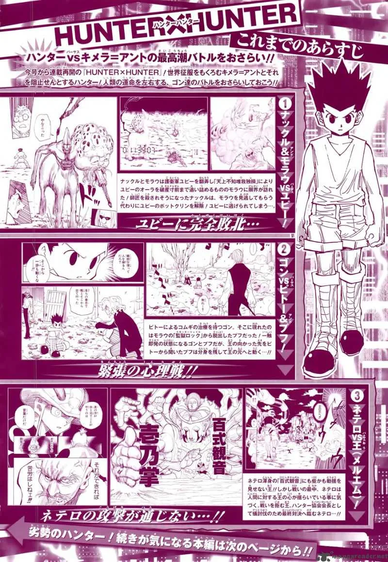 Hunter X Hunter Chapter 291 page 3