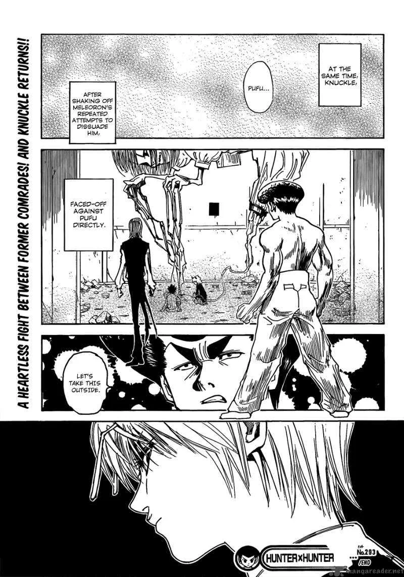 Hunter X Hunter Chapter 293 page 19