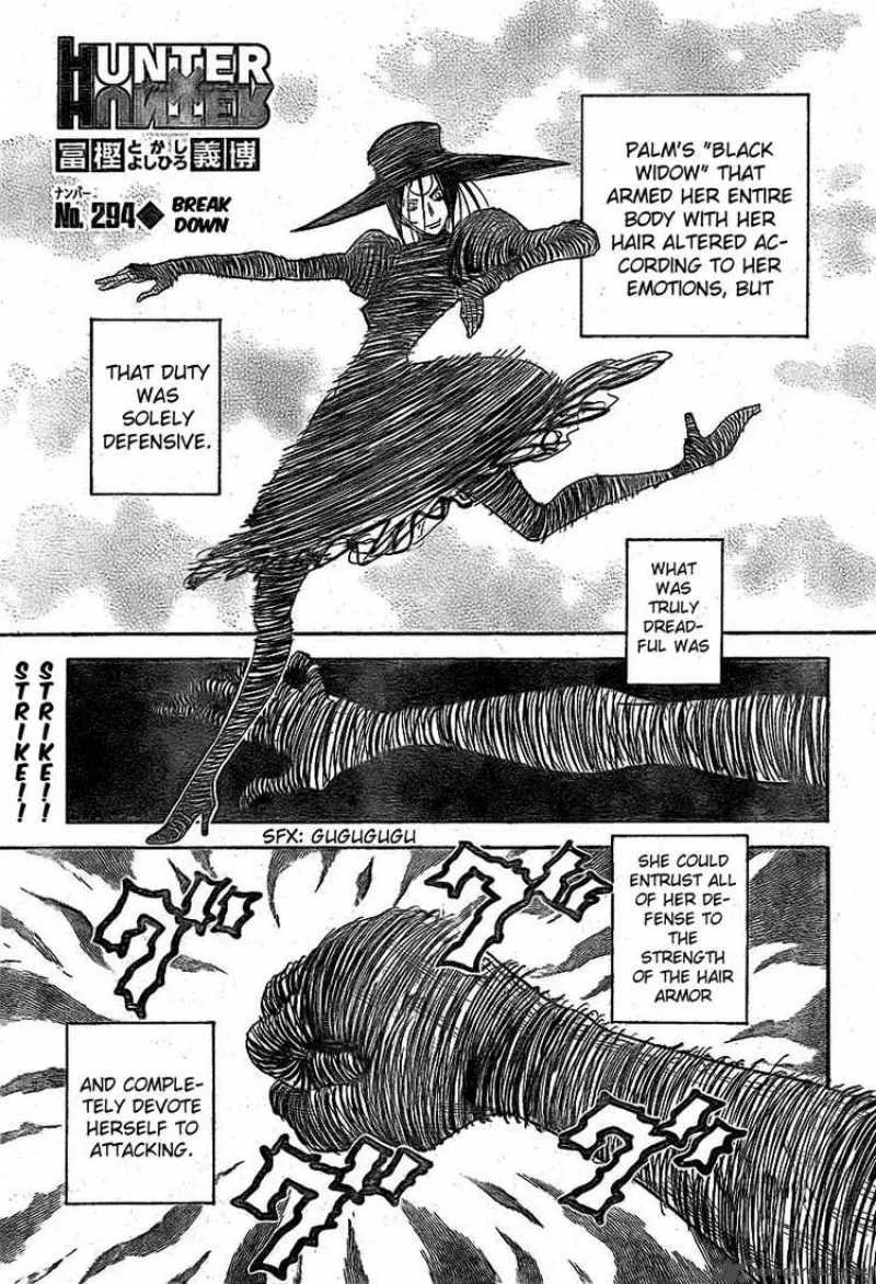 Hunter X Hunter Chapter 294 page 1