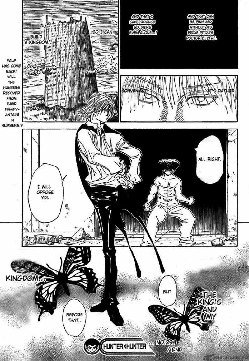 Hunter X Hunter Chapter 294 page 19